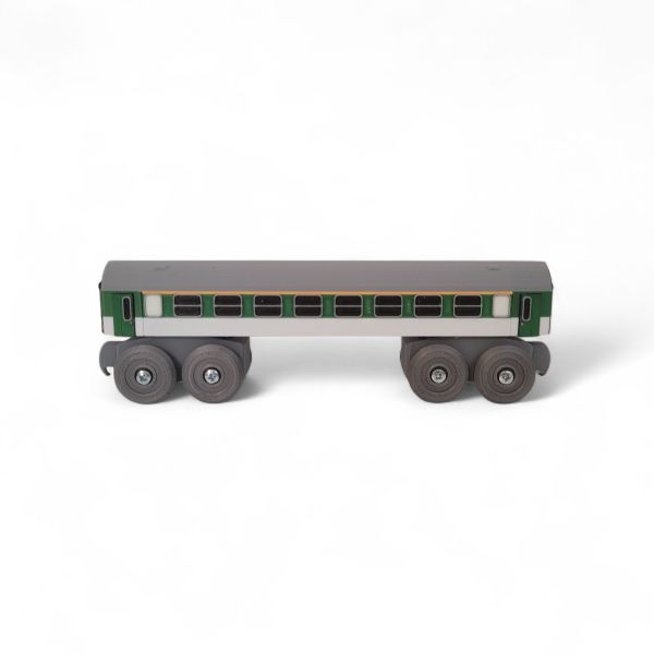 Model osobního vozu 1.třídy Y/B70 Ypsilonka zeleno bílý