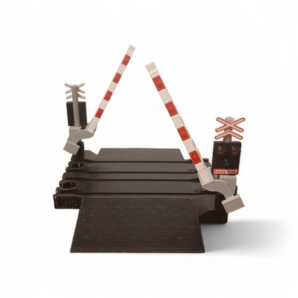 Přejezd dvoukolejný s výstražníky AŽD 71