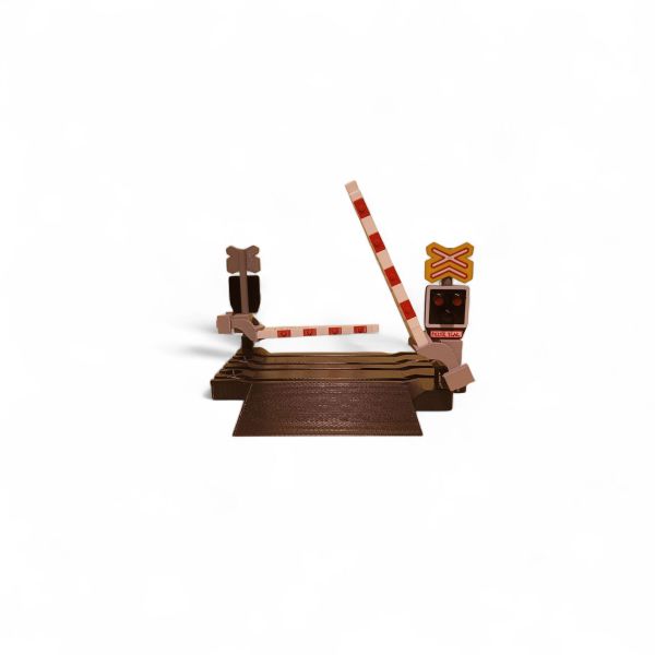 Přejezd dvoukolejný s výstražníky AŽD 97