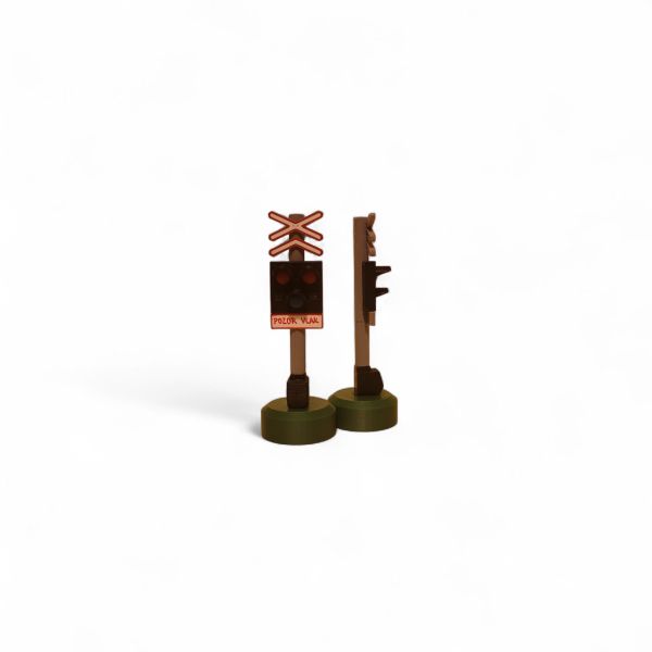 Výstražníky AŽD 71 pro vícekolejný přejezd